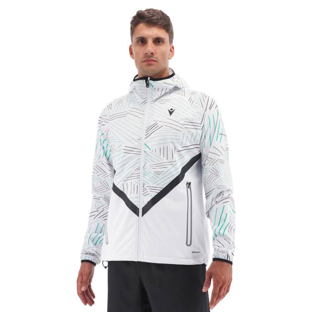 RUN FCE CHRISTIAN RAINJKT LIGHT WHT MAN