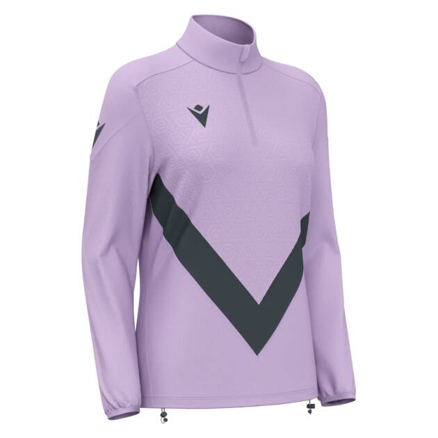 ANORA WMN 1/4 ZIP TOP LIL/ANT
